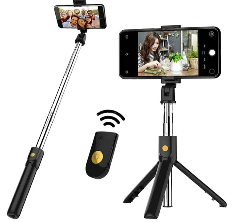 using a selfie stick with bluetooth